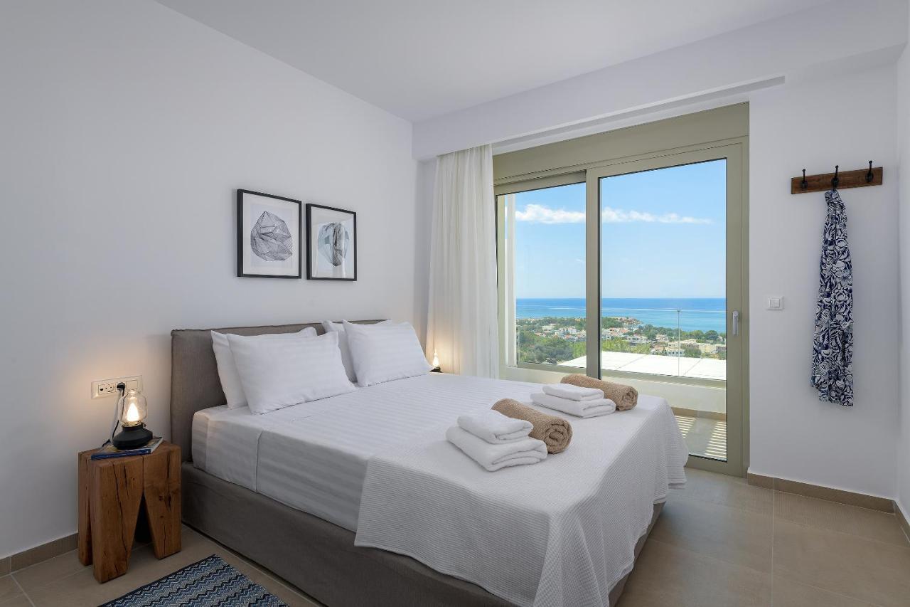 Villa Mimosa In Pefkos Líndos Buitenkant foto