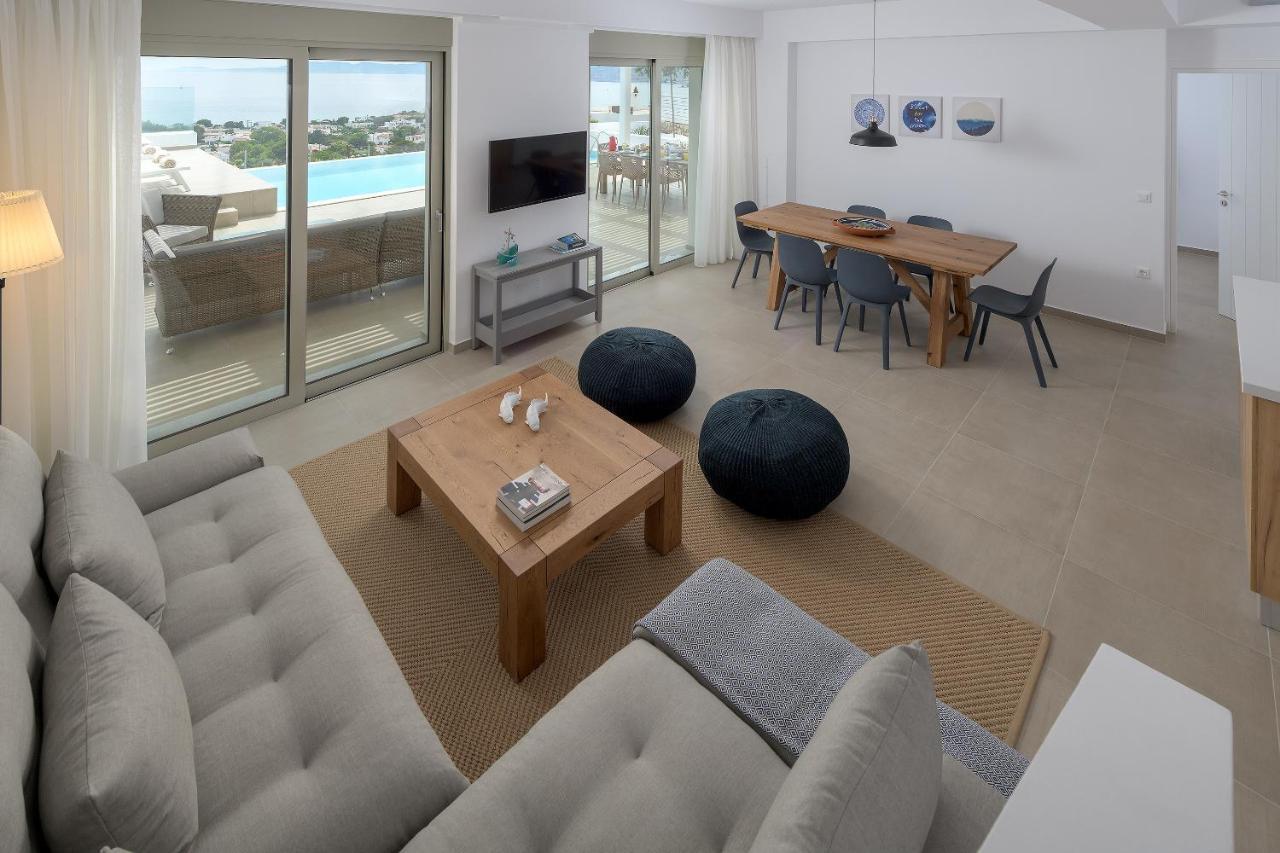 Villa Mimosa In Pefkos Líndos Buitenkant foto